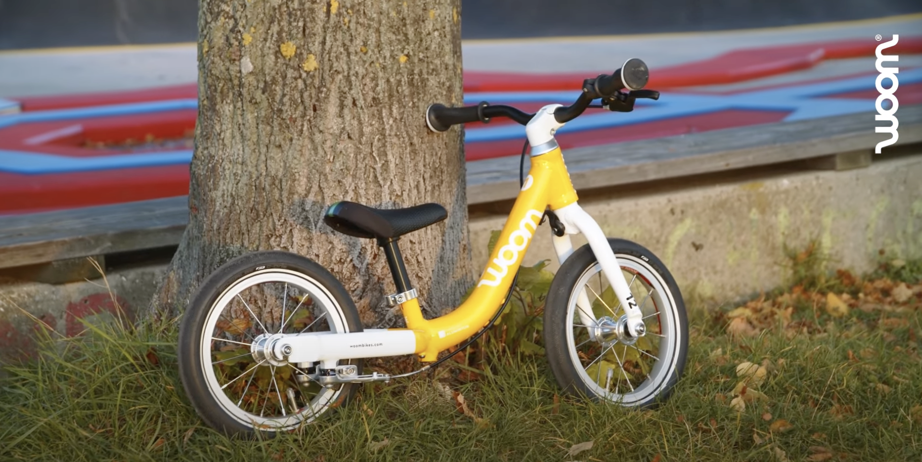 woom children's bike yellow...