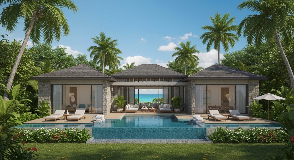 vacation home with swimming pool