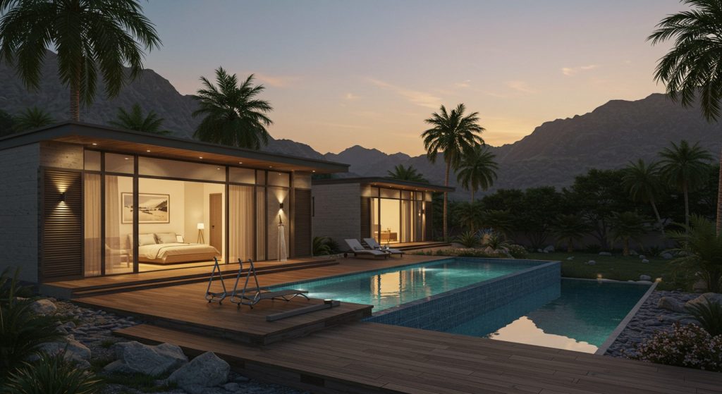 vacation home with swimming pool