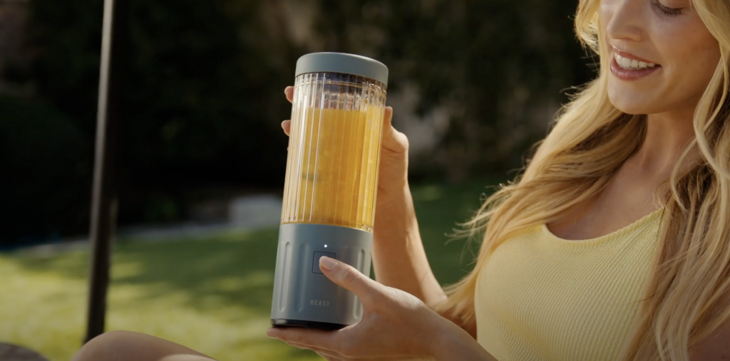 woman using beast health product