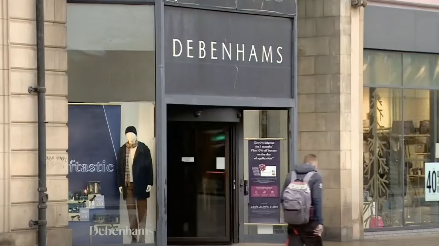 debenhams store front