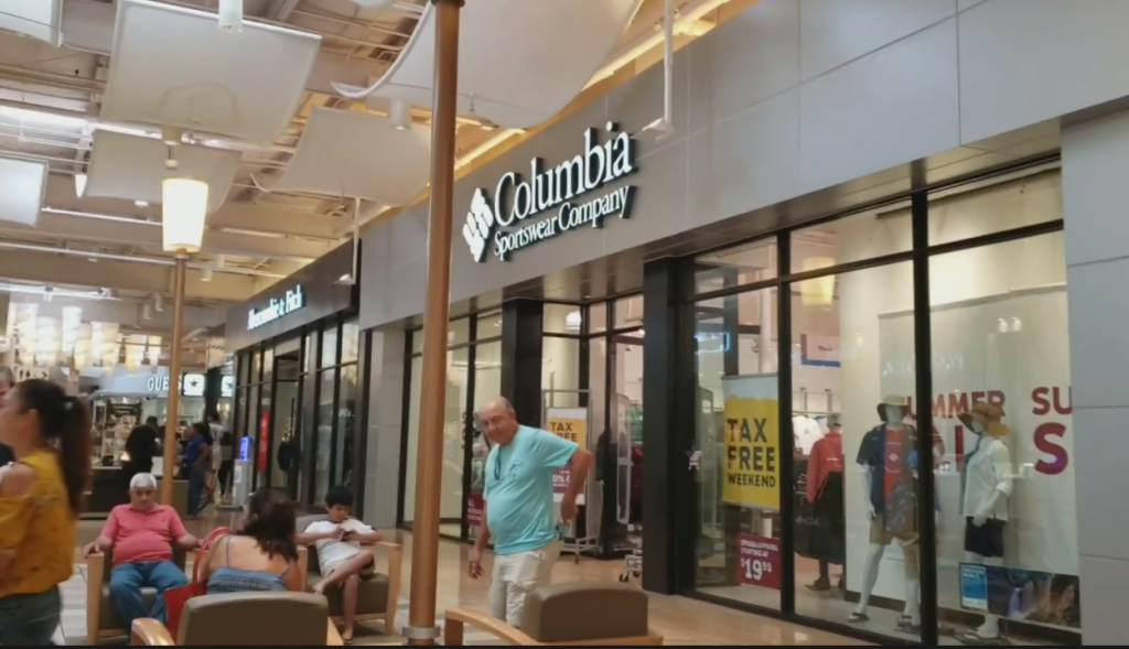 Columbia store front