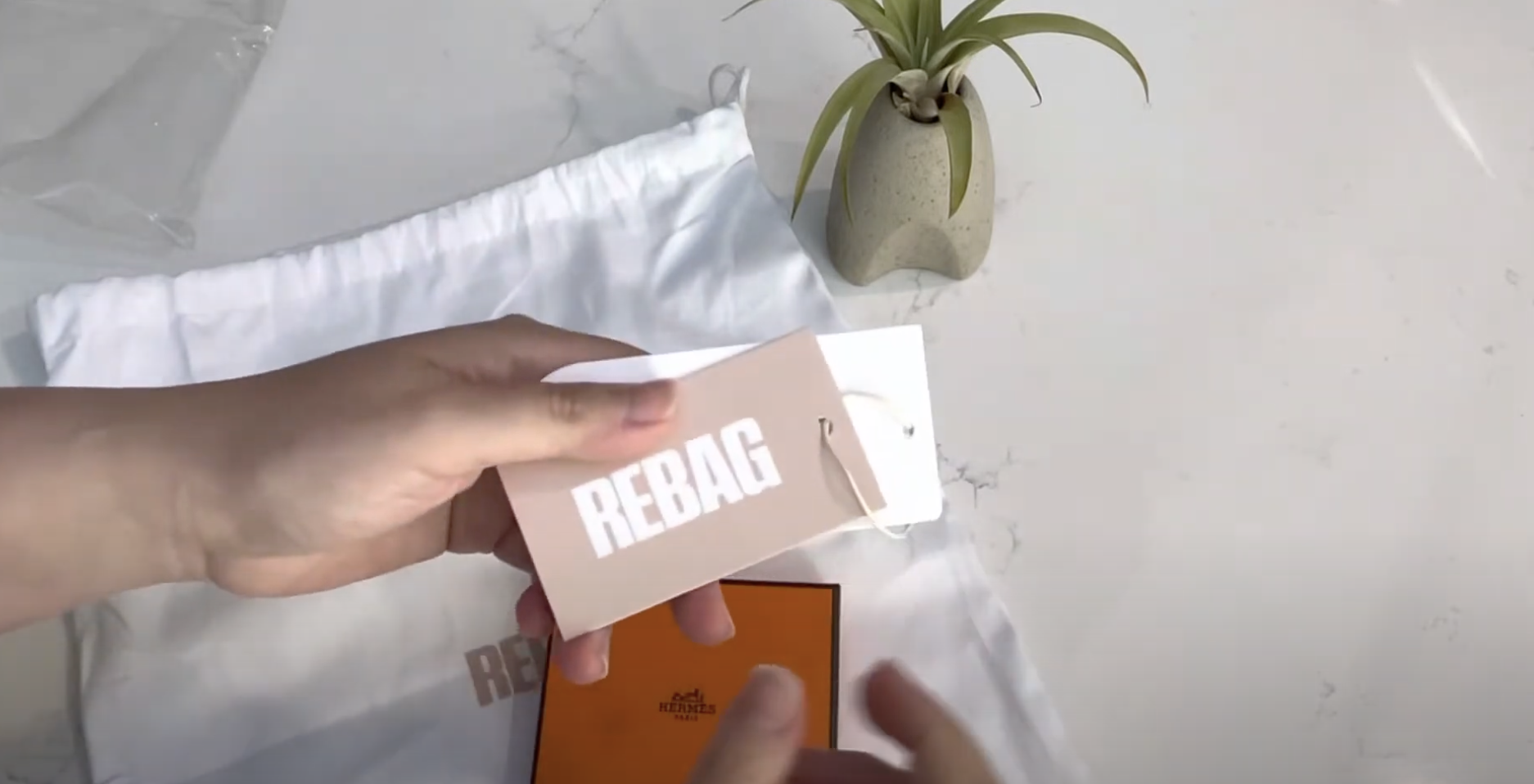 rebag unboxing-labels