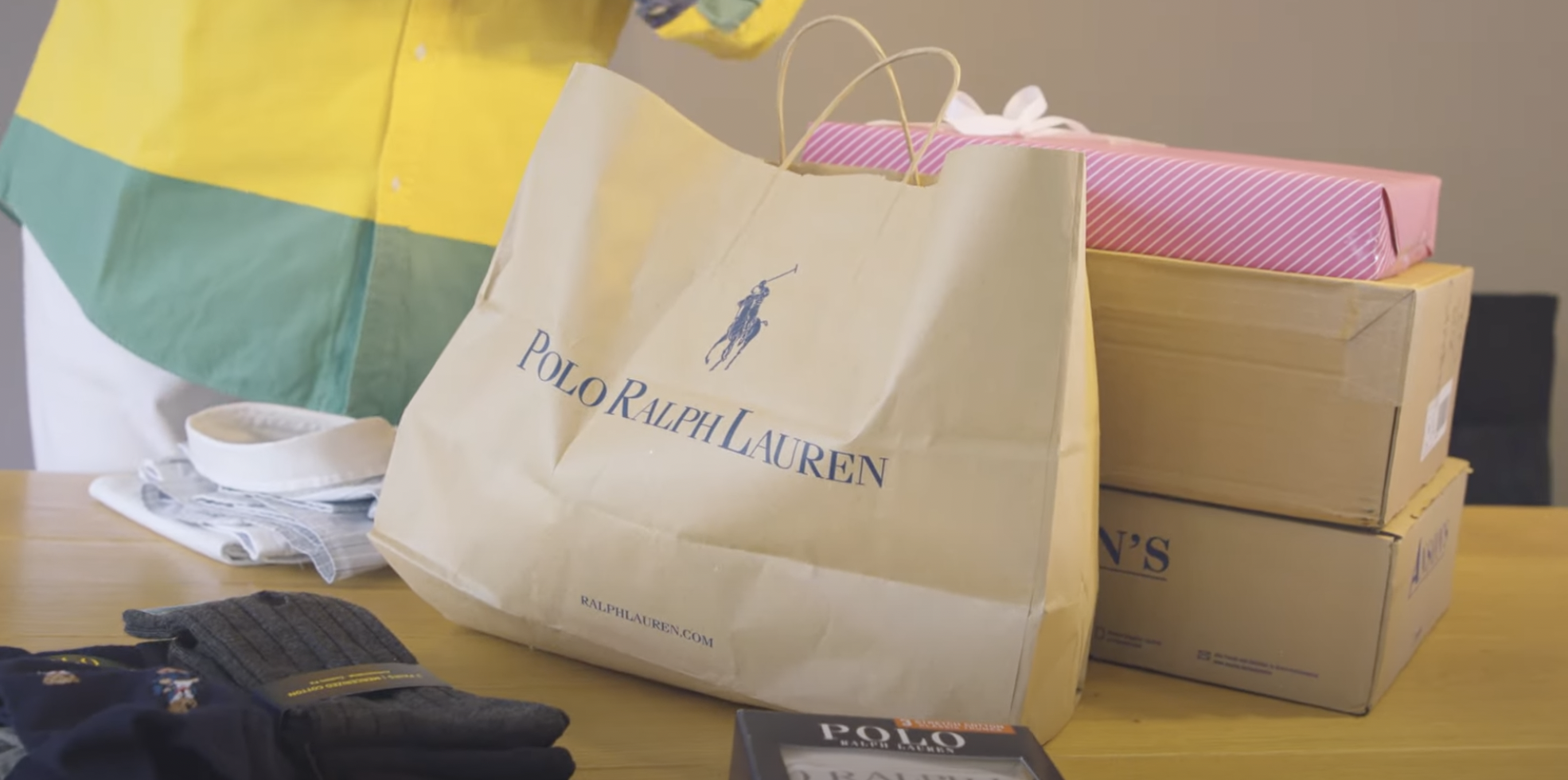 polo ralph lauren return policy-unboxing-shopping-man-clothing