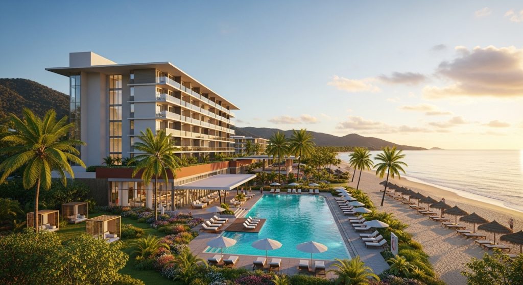 hotel on the beach