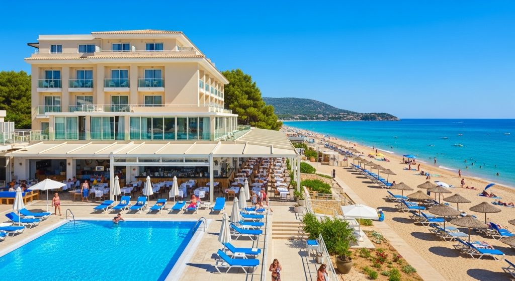 hotel on the beach