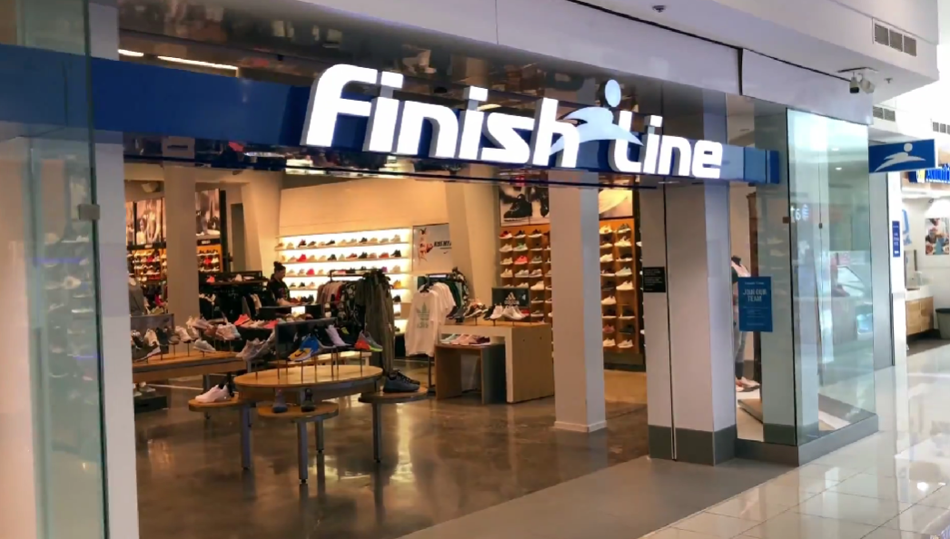 finish line store front