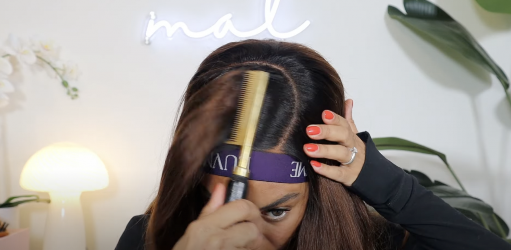 woman using luvme product