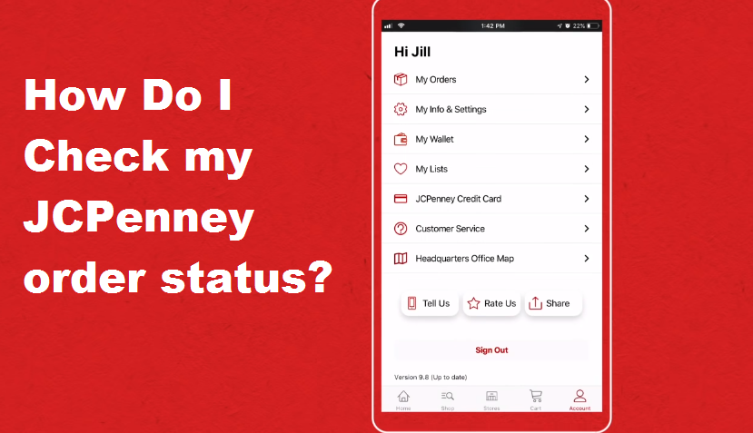how do I check my JCPenney order status?