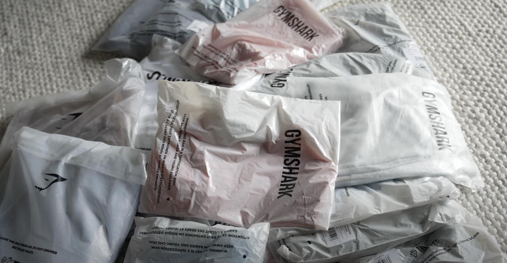 gymshark packaging