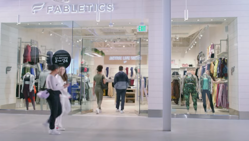 Fabletics Store Front