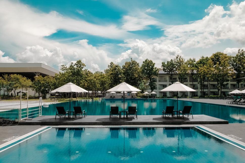 hotel with swimming pool