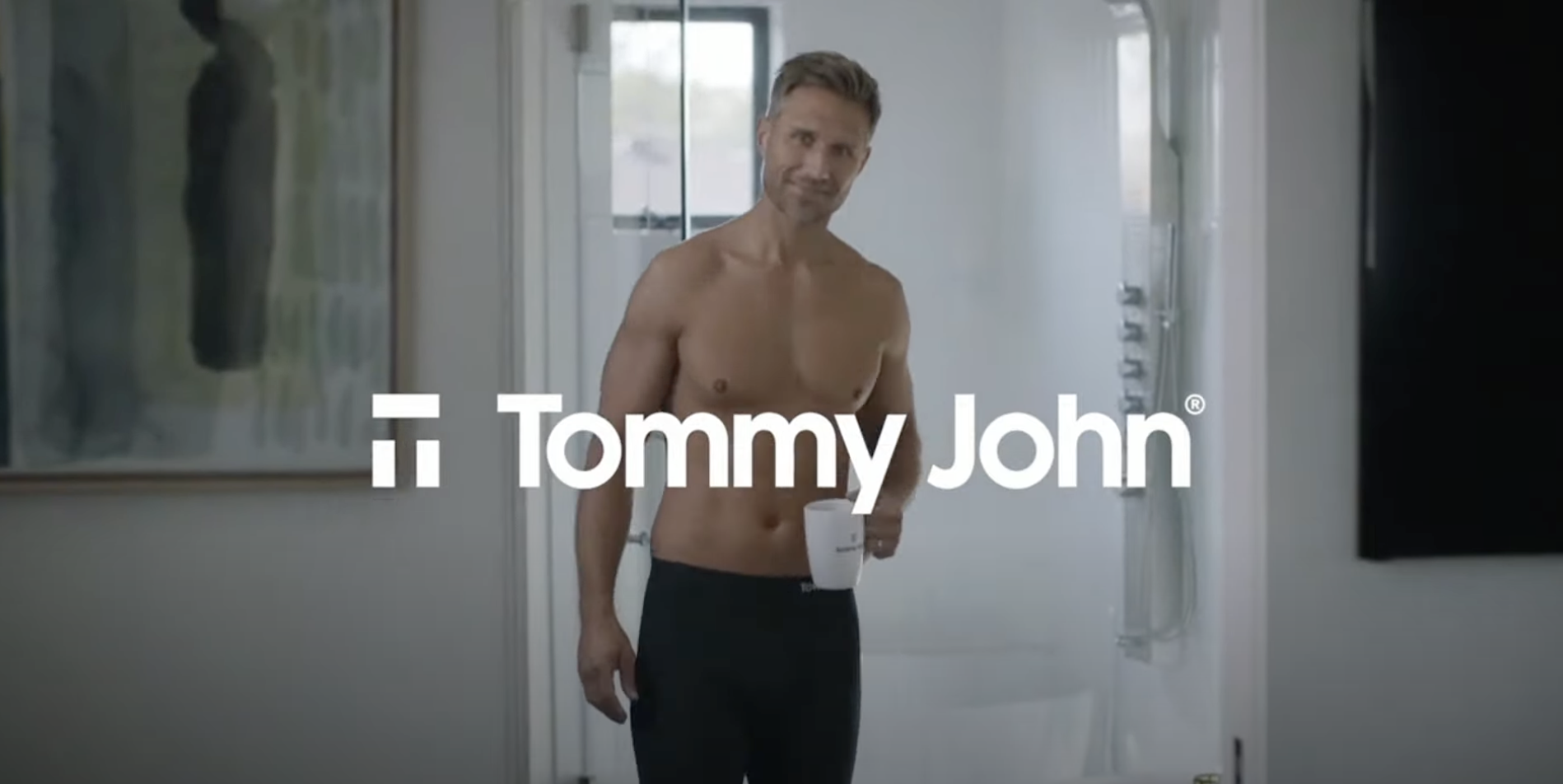 man modeling tommy john und...