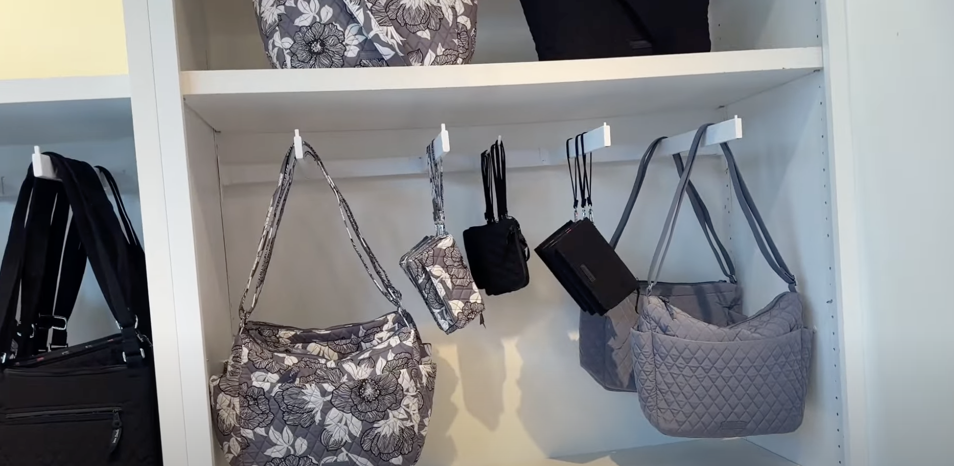 bags displayed in vera brad...