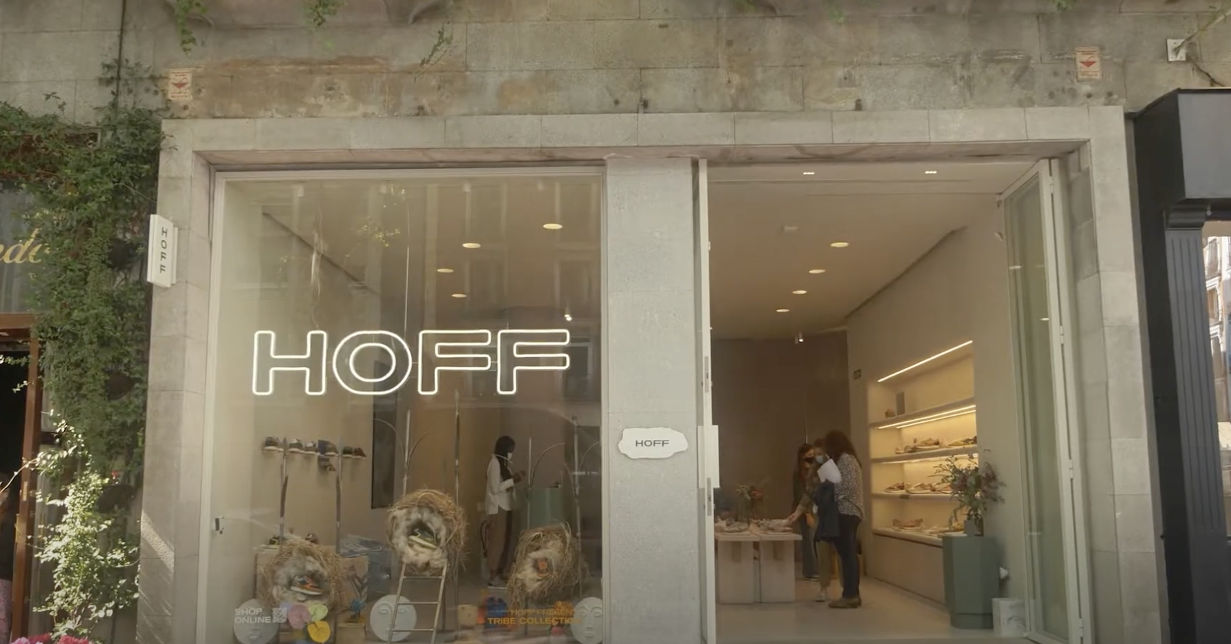 hoff store front-shoe store...