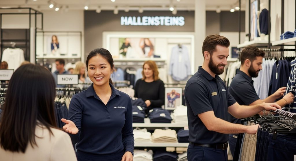 Hallensteins store - customer service