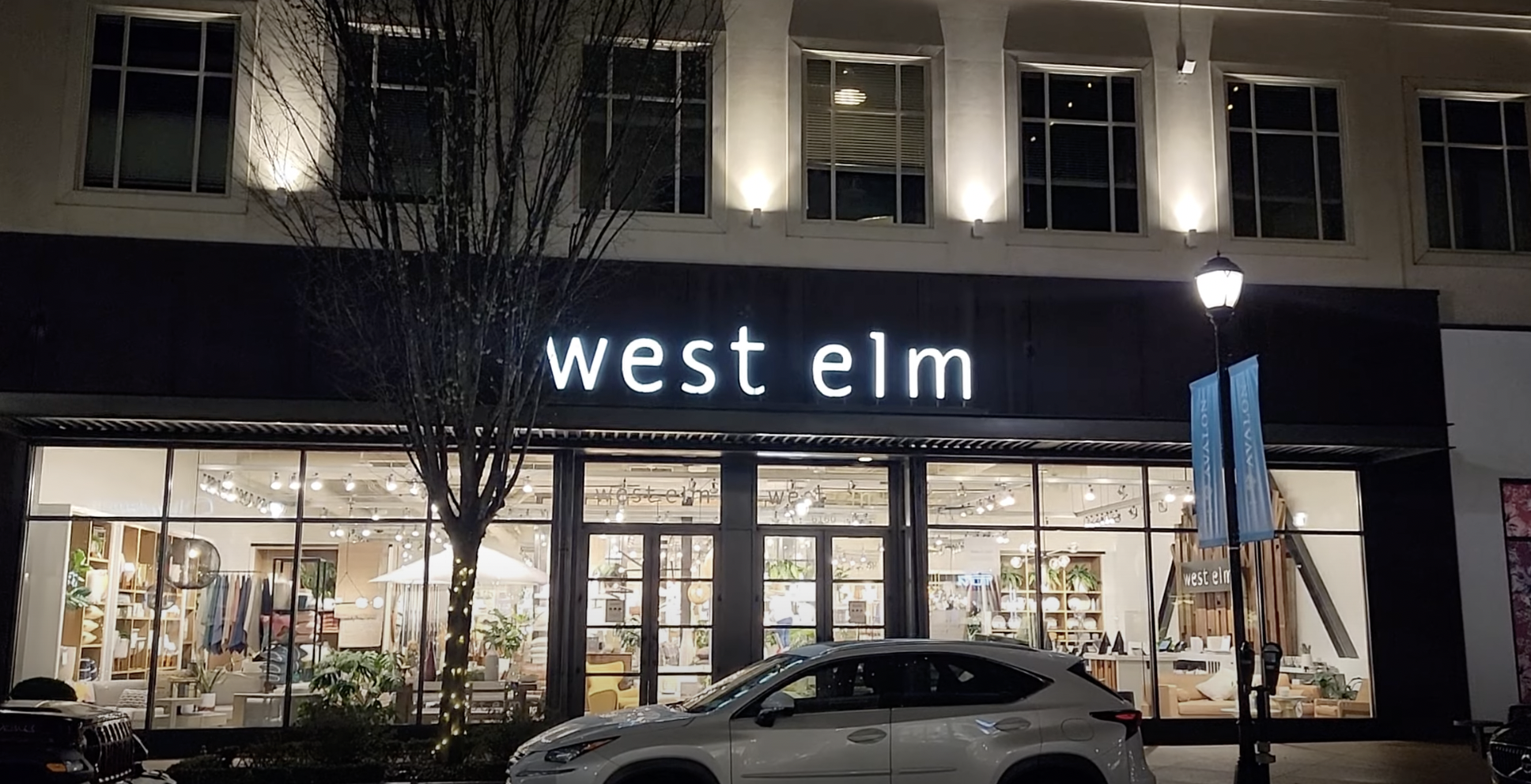 west elm store front

