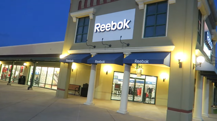 reebok store front